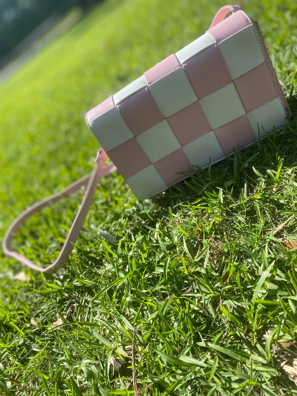 Checkerboard Bag (Pink)
