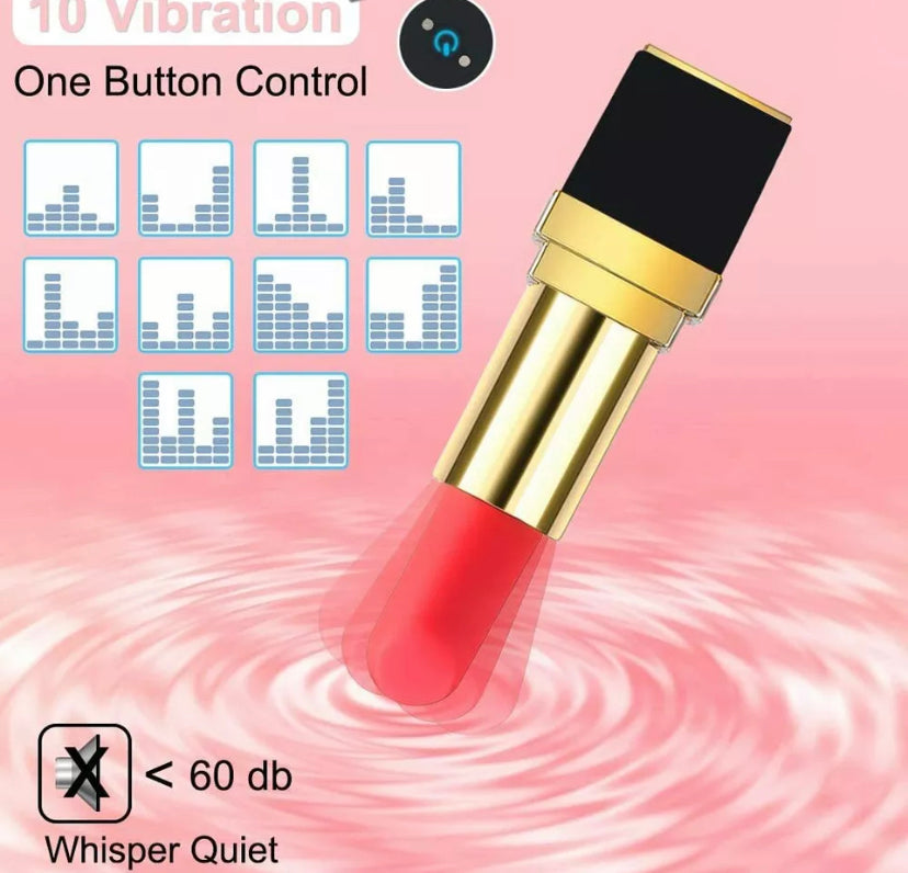 10 frequency Lipstick Vibrator